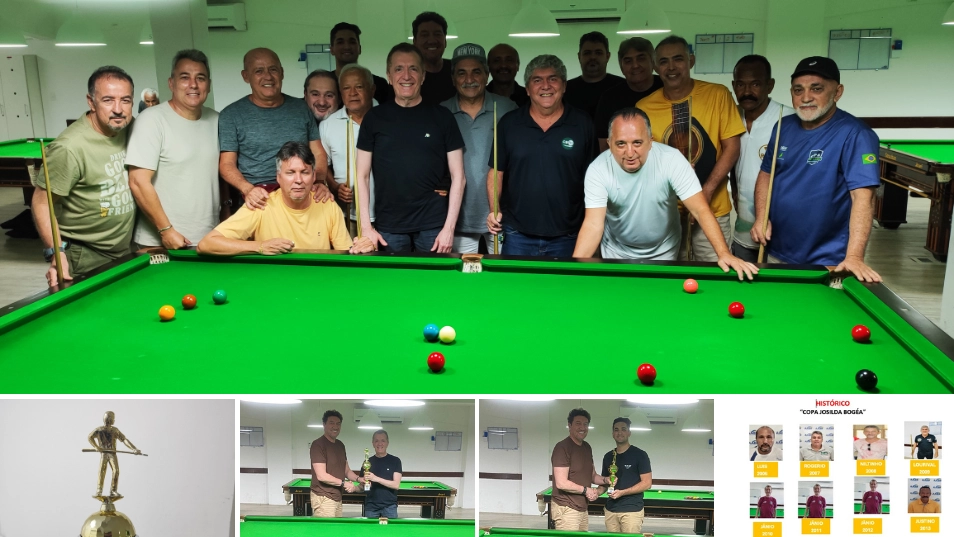 Jânio Gonçalves é campeão da 17ª Copa Josilda Bogéa de Snooker Six Red 2025