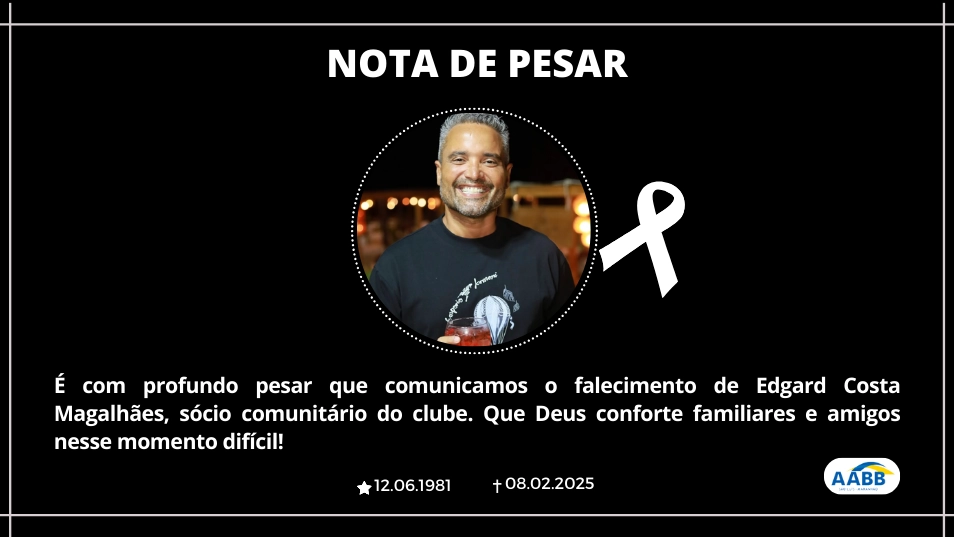 Nota de Pesar: Edgard Costa Magalhães