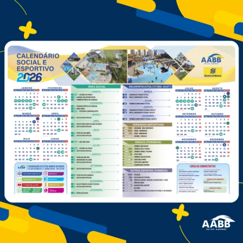 Calendário Anual AABB 2026