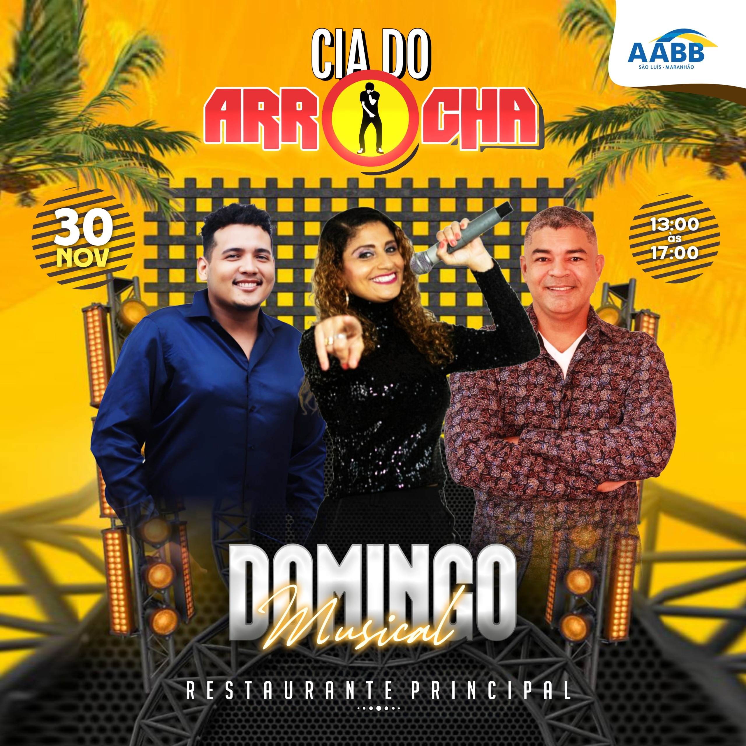 🎶 Cia do Arrocha em nosso último Domingo musical de novembro 🎶