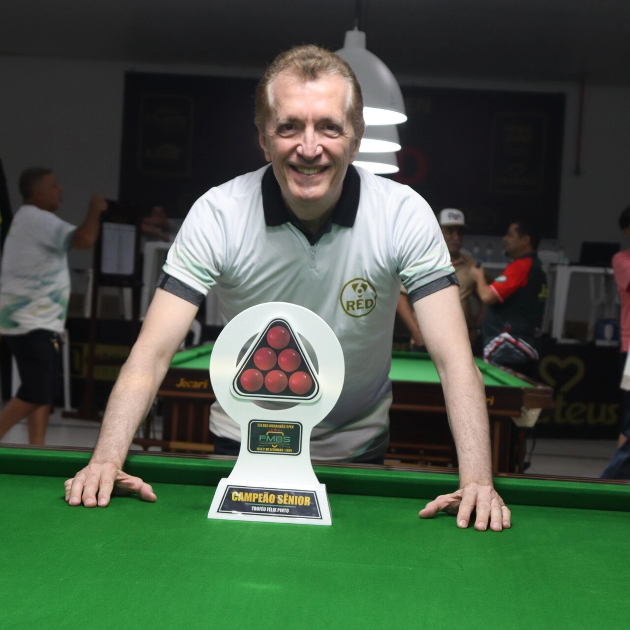 Campeão! Jânio Gonçalves conquista o 3º Maranhão Open de Snooker pela Federação Maranhense de bilhar e sinuca!