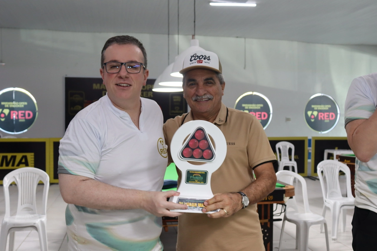Campeão! Jânio Gonçalves conquista o 3º Maranhão Open de Snooker pela Federação Maranhense de bilhar e sinuca!