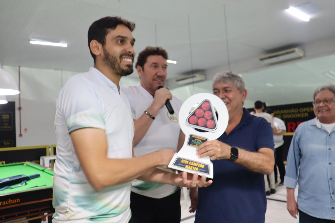 Campeão! Jânio Gonçalves conquista o 3º Maranhão Open de Snooker pela Federação Maranhense de bilhar e sinuca!