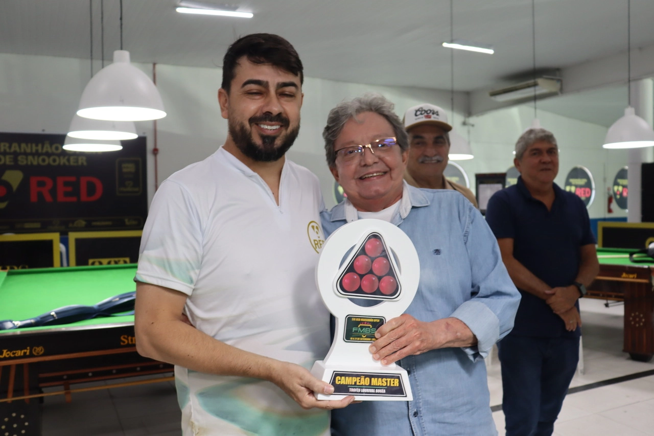 Campeão! Jânio Gonçalves conquista o 3º Maranhão Open de Snooker pela Federação Maranhense de bilhar e sinuca!