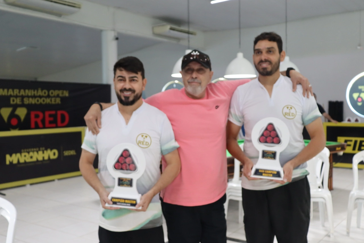 Campeão! Jânio Gonçalves conquista o 3º Maranhão Open de Snooker pela Federação Maranhense de bilhar e sinuca!