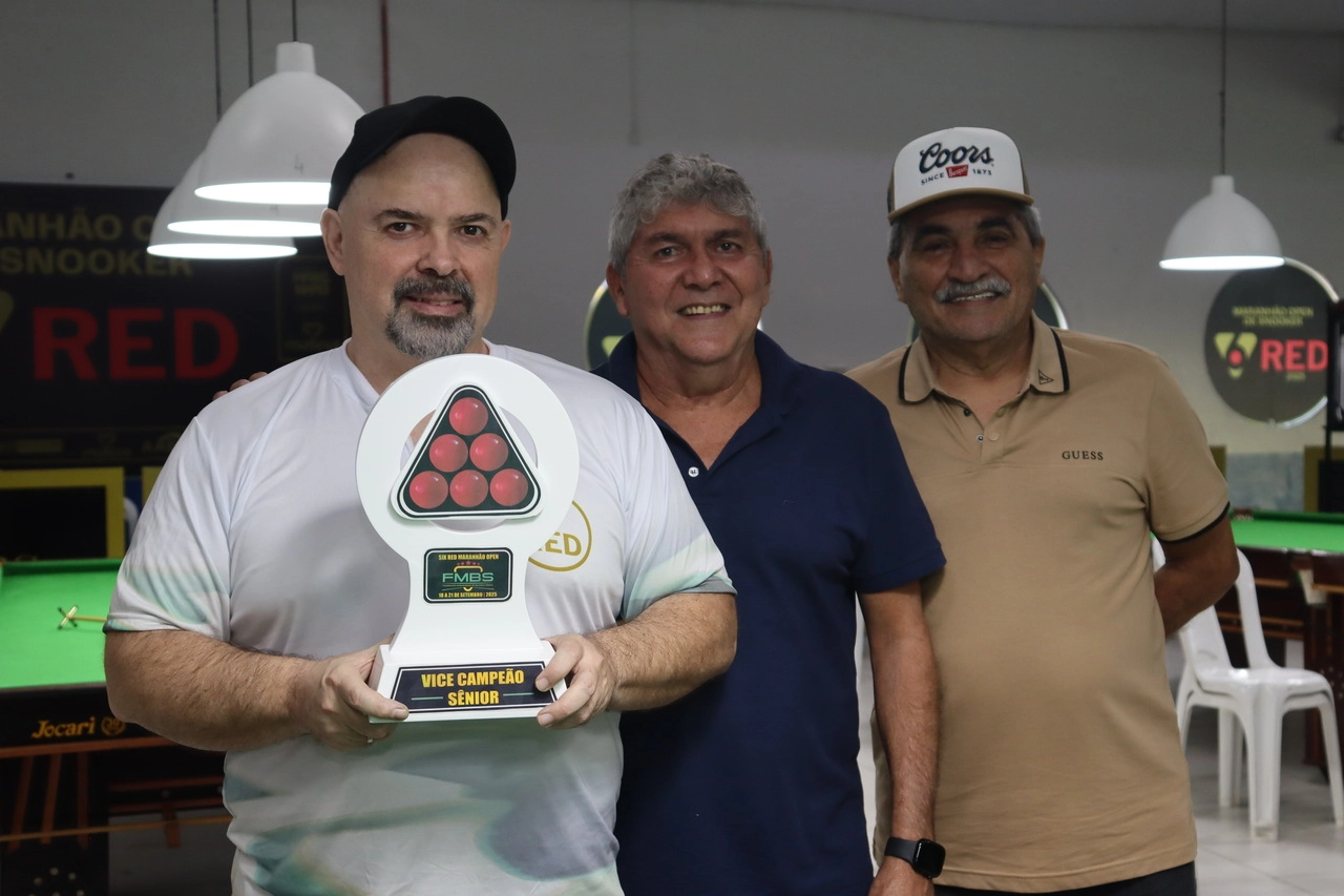 Campeão! Jânio Gonçalves conquista o 3º Maranhão Open de Snooker pela Federação Maranhense de bilhar e sinuca!