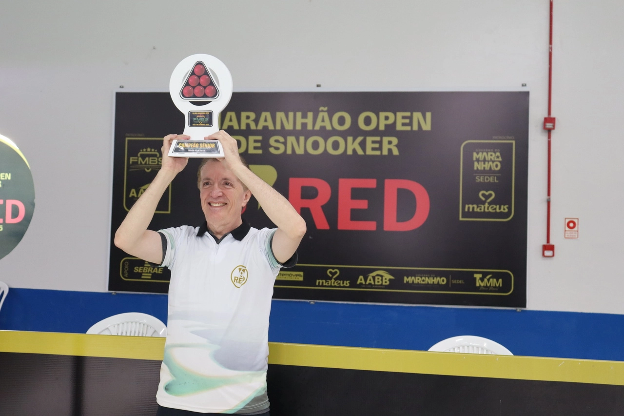 Campeão! Jânio Gonçalves conquista o 3º Maranhão Open de Snooker pela Federação Maranhense de bilhar e sinuca!