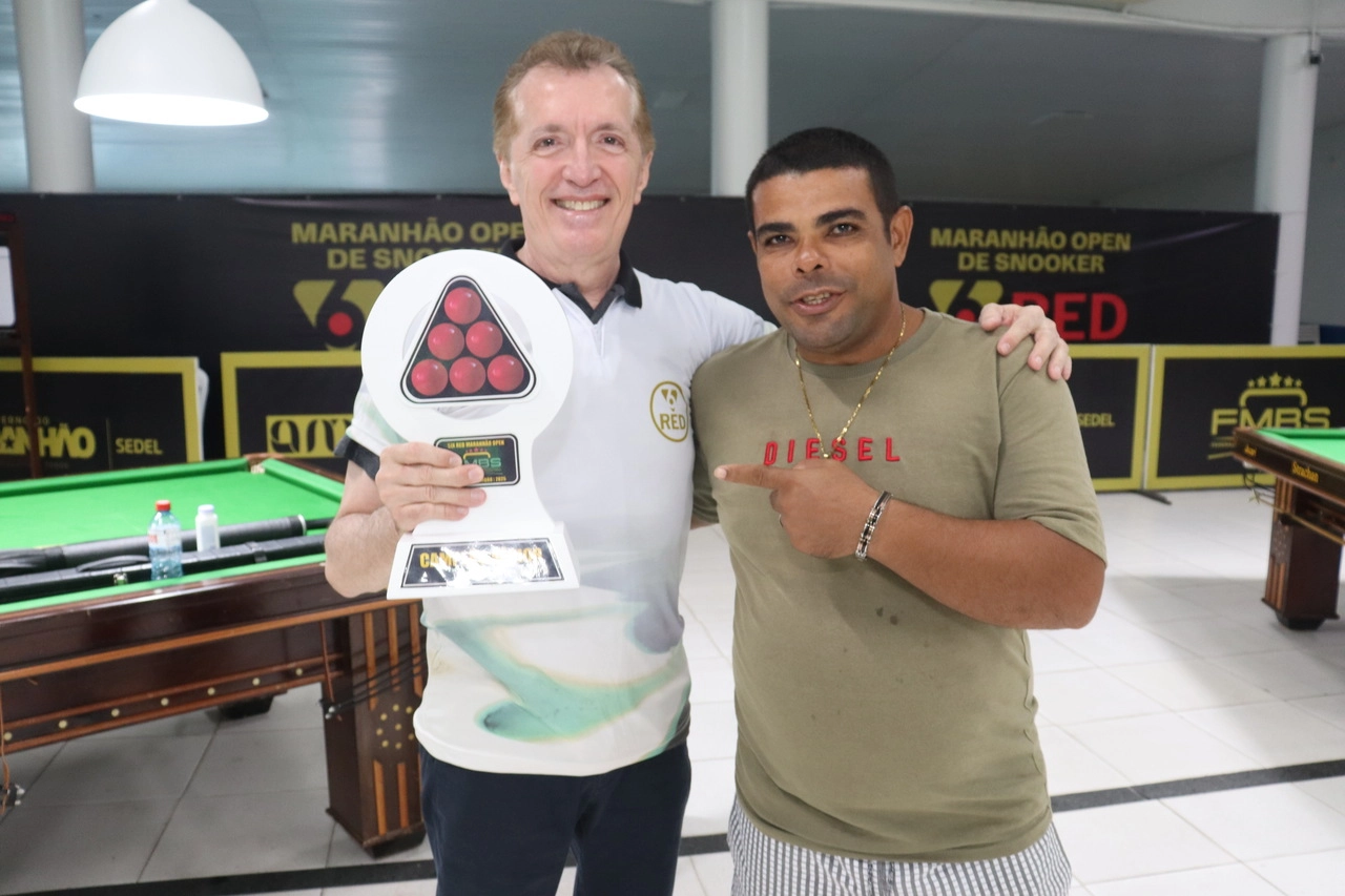 Campeão! Jânio Gonçalves conquista o 3º Maranhão Open de Snooker pela Federação Maranhense de bilhar e sinuca!