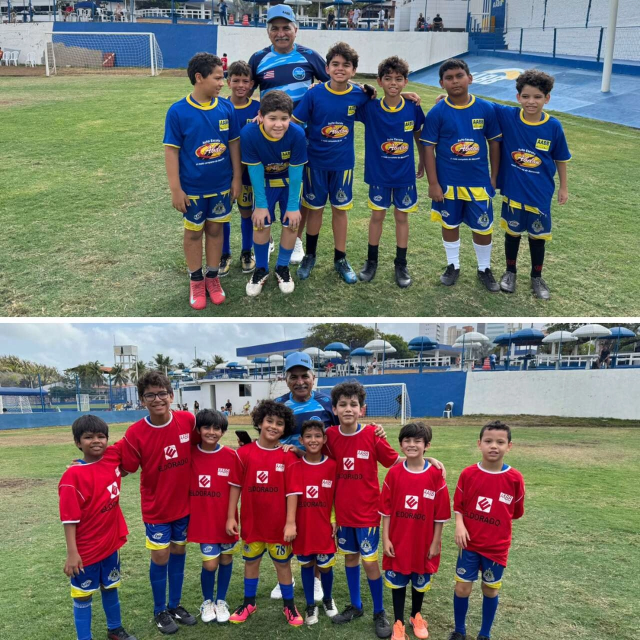 Torneio Félix Pinto de futebol mirim reúne mais de 60 jovens atletas em manhã de futebol e homenagem especial na AABB São Luís!