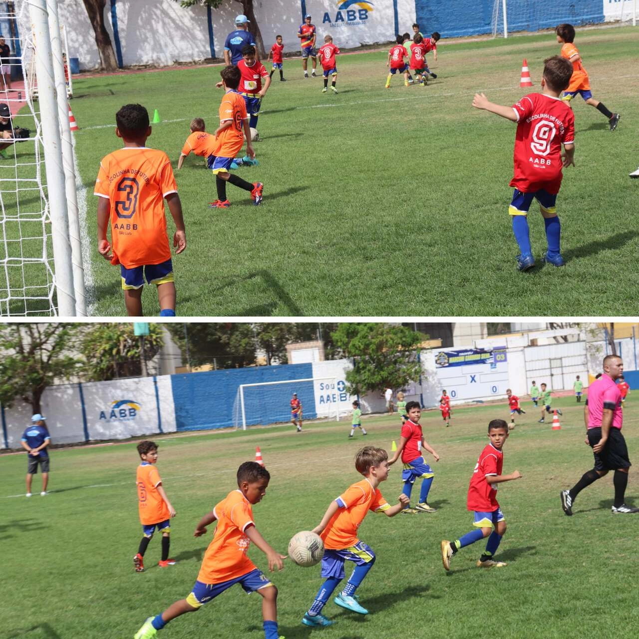 Torneio Félix Pinto de futebol mirim reúne mais de 60 jovens atletas em manhã de futebol e homenagem especial na AABB São Luís!