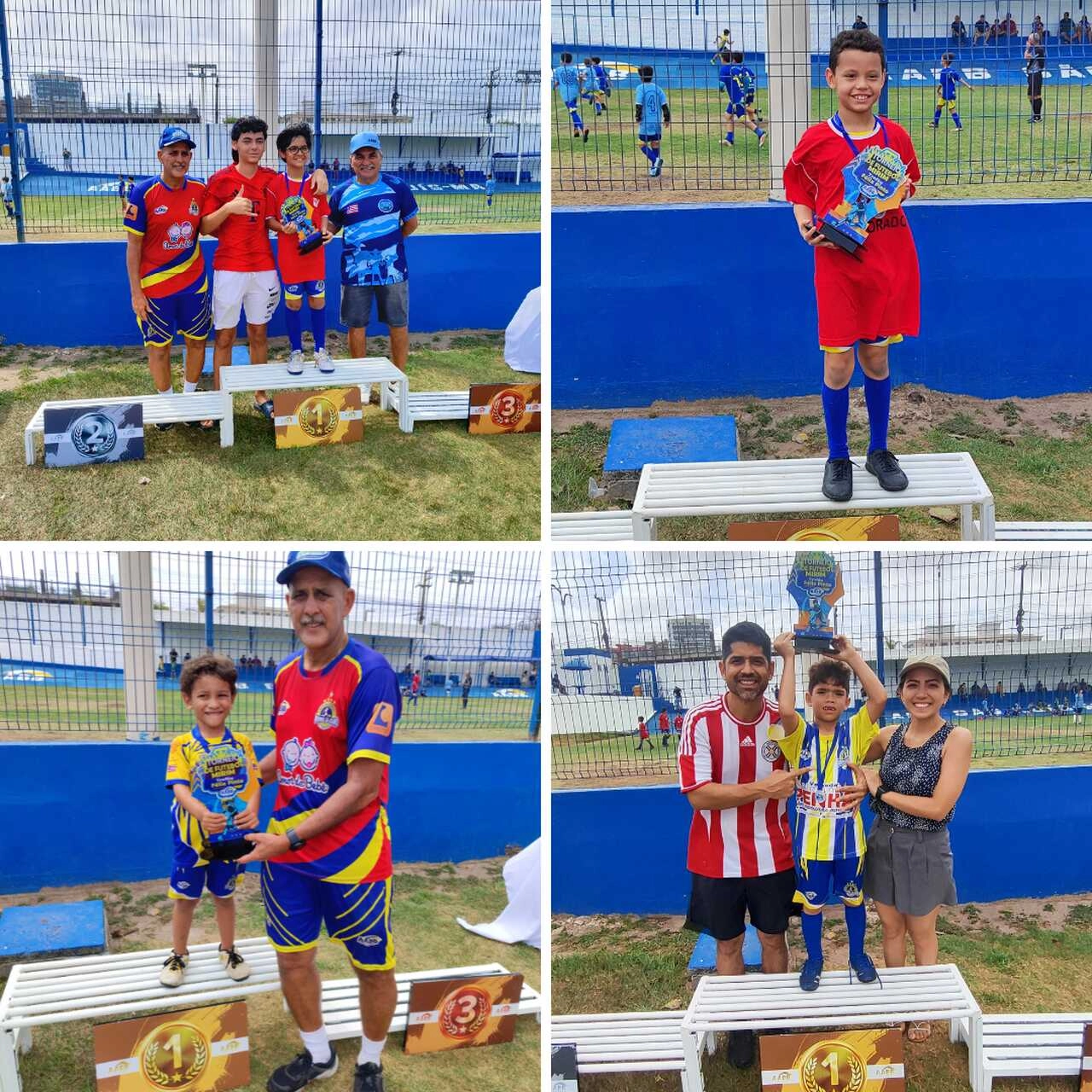 Torneio Félix Pinto de futebol mirim reúne mais de 60 jovens atletas em manhã de futebol e homenagem especial na AABB São Luís!