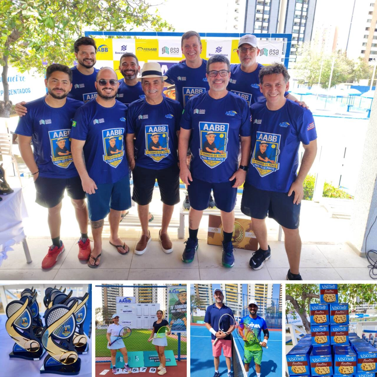 IV Torneio de Tênis de Quadra Presidente Félix Pinto reúne esporte, integração e solidariedade na AABB São Luís