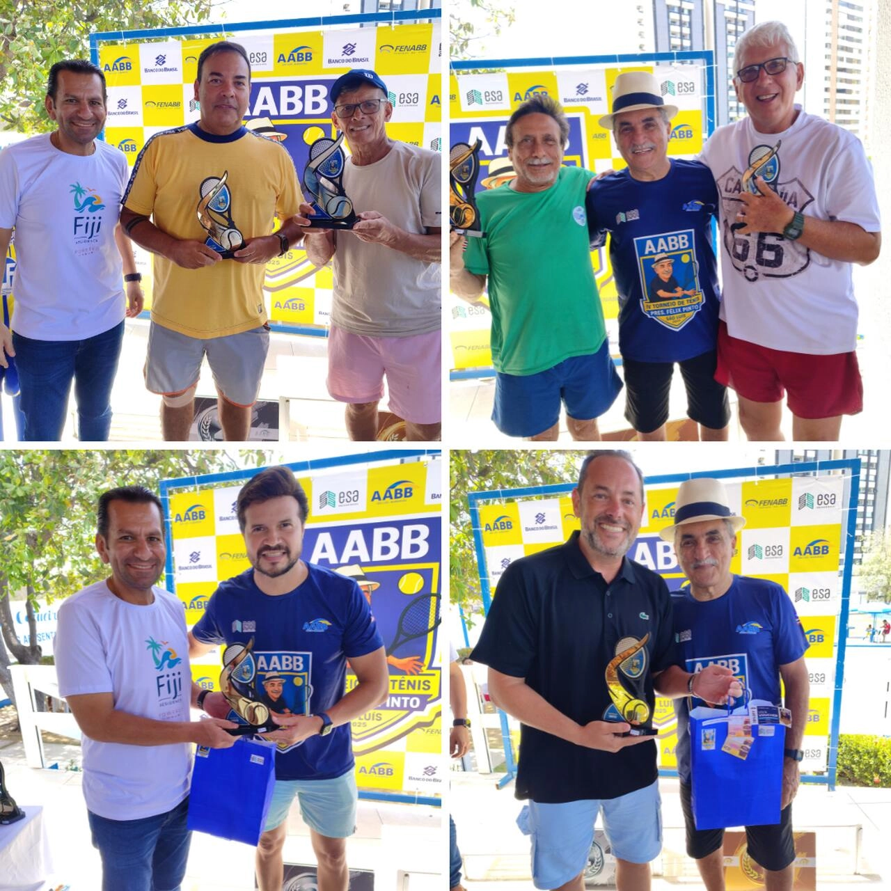 IV Torneio de Tênis de Quadra Presidente Félix Pinto reúne esporte, integração e solidariedade na AABB São Luís