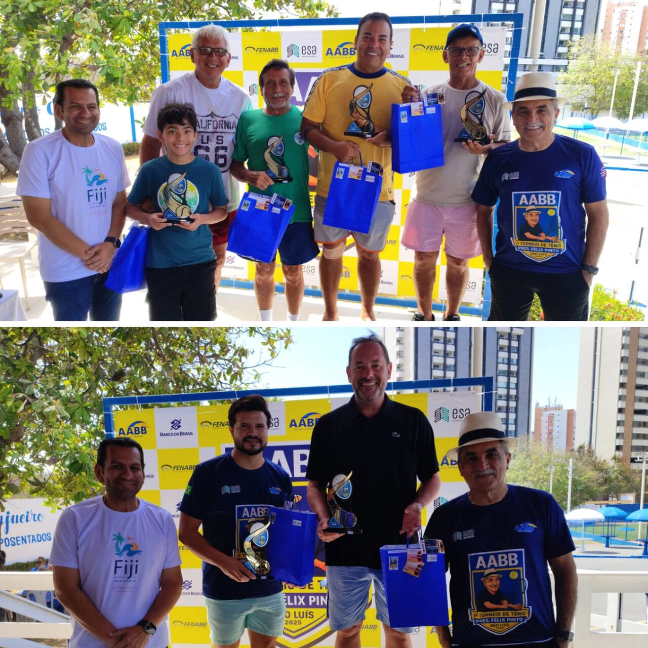 IV Torneio de Tênis de Quadra Presidente Félix Pinto reúne esporte, integração e solidariedade na AABB São Luís