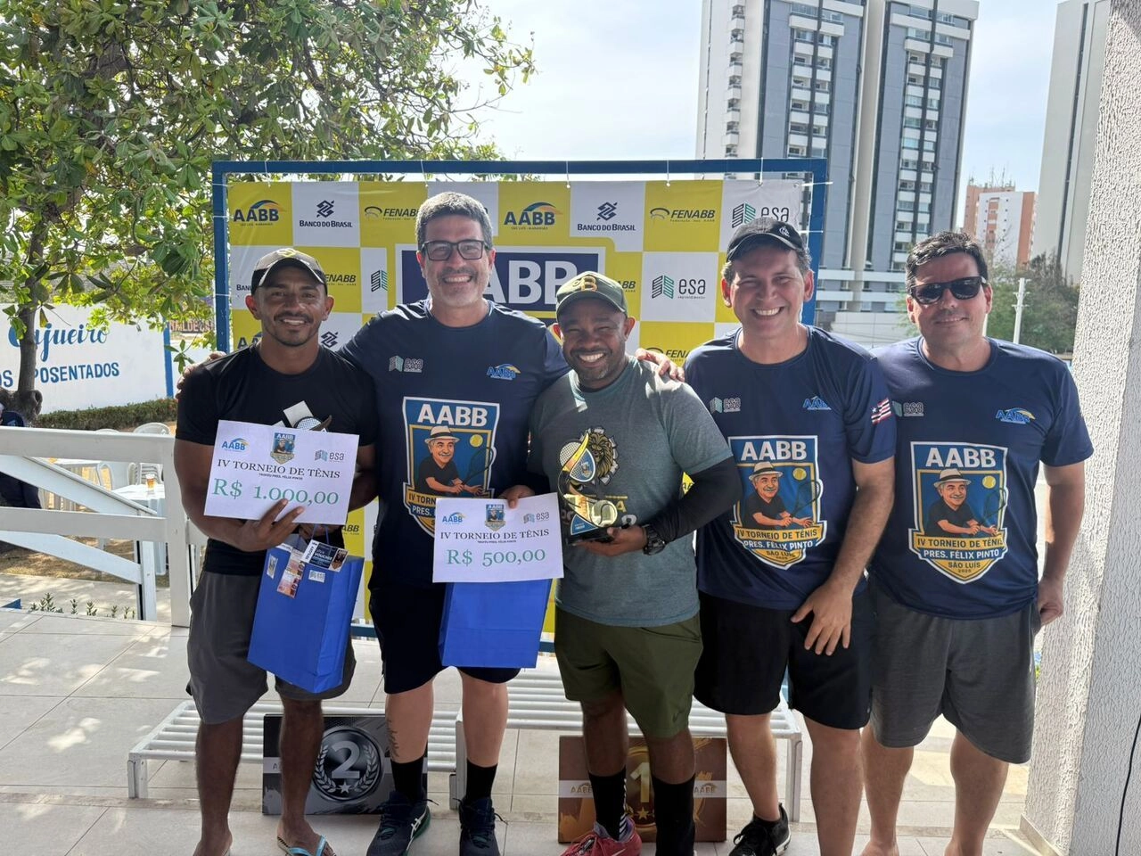 IV Torneio de Tênis de Quadra Presidente Félix Pinto reúne esporte, integração e solidariedade na AABB São Luís