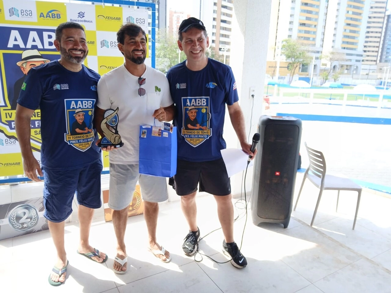 IV Torneio de Tênis de Quadra Presidente Félix Pinto reúne esporte, integração e solidariedade na AABB São Luís