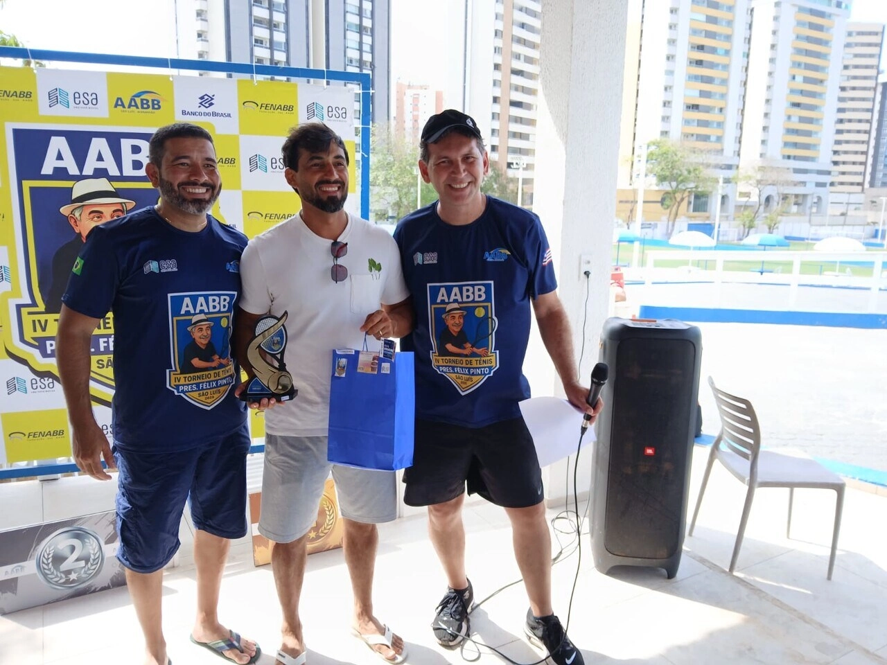IV Torneio de Tênis de Quadra Presidente Félix Pinto reúne esporte, integração e solidariedade na AABB São Luís