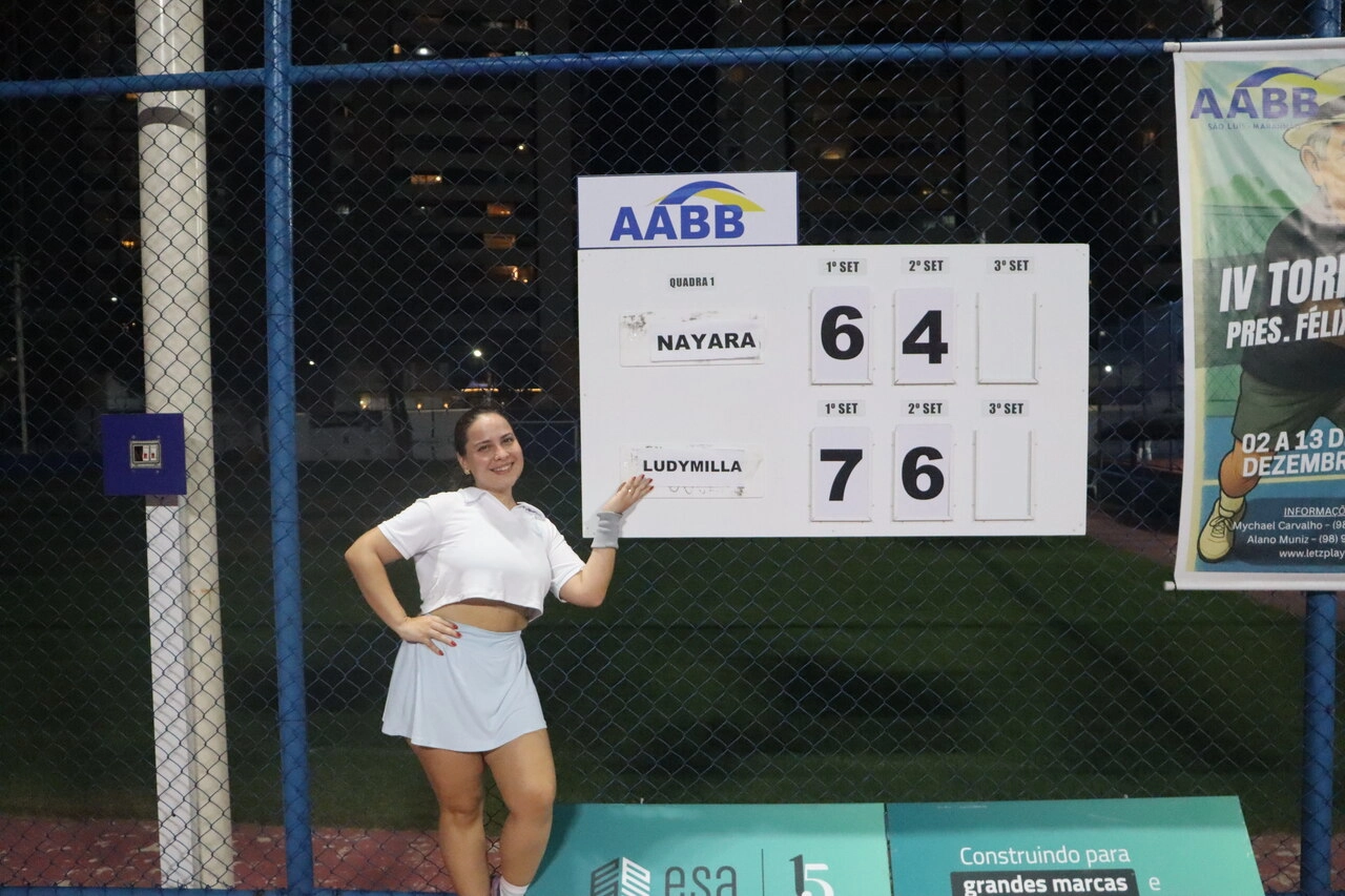 IV Torneio de Tênis de Quadra Presidente Félix Pinto reúne esporte, integração e solidariedade na AABB São Luís