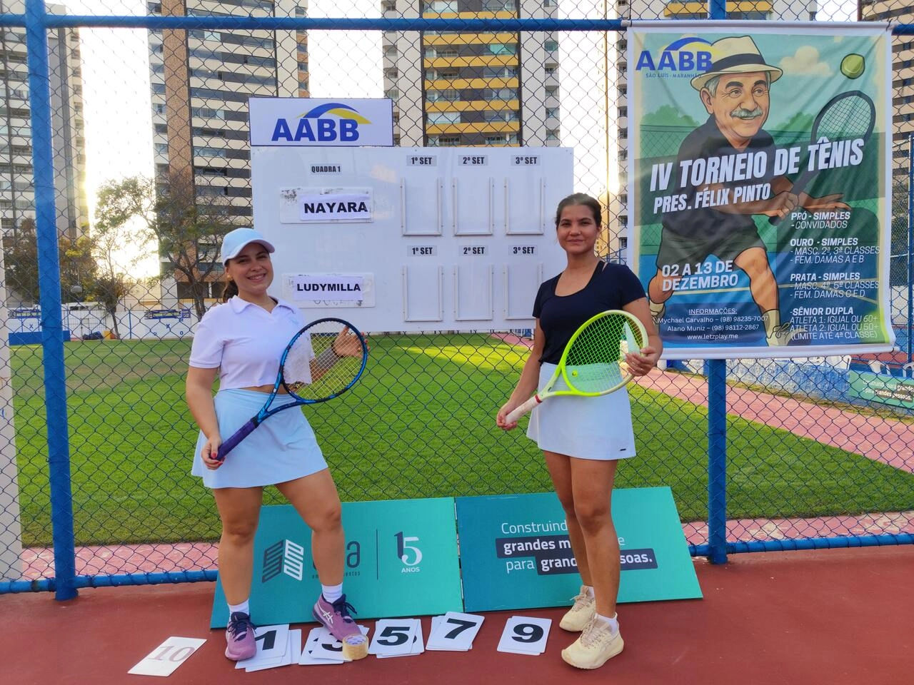 IV Torneio de Tênis de Quadra Presidente Félix Pinto reúne esporte, integração e solidariedade na AABB São Luís