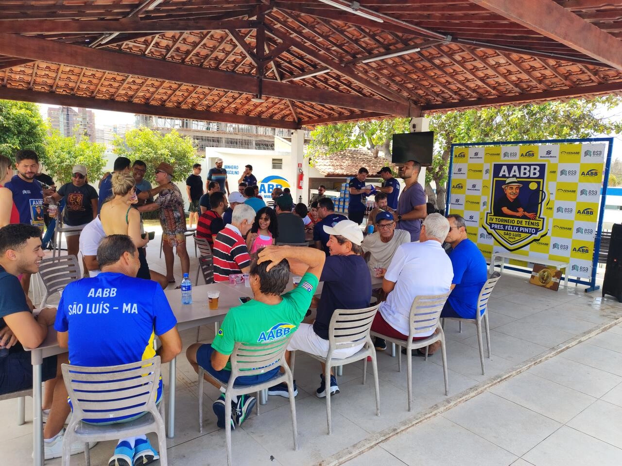 IV Torneio de Tênis de Quadra Presidente Félix Pinto reúne esporte, integração e solidariedade na AABB São Luís
