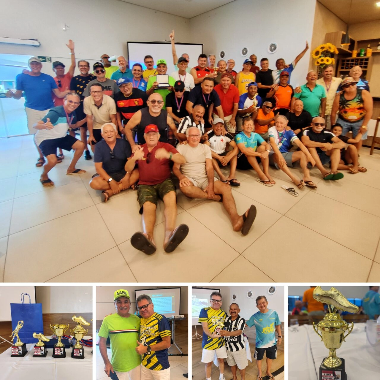 Confraternização dos Aposentados AABB – Temporada 2025 celebra a conclusão do Campeonato de Futebol e fortalece laços de amizade