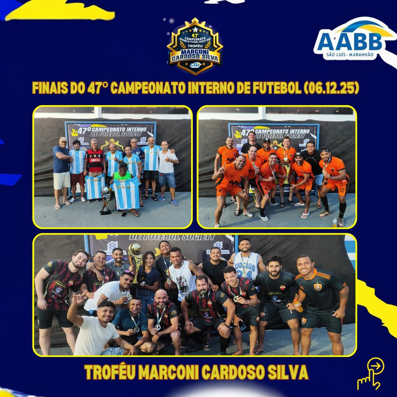 Finais do 47º Campeonato Interno de Futebol da AABB São Luís